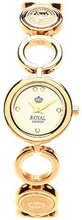 Royal London Quartz with Gold Dial Analogue Display and Gold Stainless Steel Bracelet 20137-02