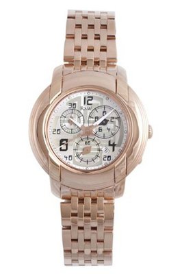 RSW 4130.PP.PP.52.00 Volante Rose-Gold PVD Stainless-Steel Silver Chronograph Date