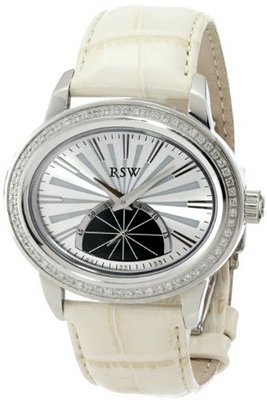 RSW 6140.BS.L5.5.D1 Consort Lady Stainless-Steel Diamond Beige Leather