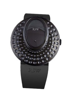 RSW 7130.1.R1.Q1.00 Moonflower Black IP Stainless Steel Automatic Rubber
