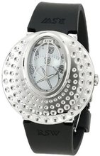 RSW 7130.BS.R1.5.00 Moonflower Stainless-Steel Dotted Automatic Black Rubber