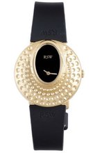 RSW 7130.YP.R1.Q1.00 Moonflower Yellow Gold PVD Dotted Stainless Steel Black Rubber
