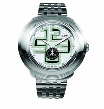 RSW 9130.BS.S0.25.00 Volante Green and White Dial sub-second Luminous Stainless Steel Bracelet