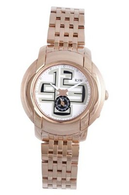 RSW 9130.PP.PP.25.00 Volante White Dial Rose-Gold PVD Stainless-Steel Bracelet