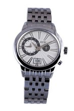 RSW 9140.BS.S0.2.00 Consort Oval White Dial Steel Dual Time Date