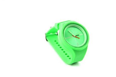 RUBR II LIME Unisex Oversized Silicone Japanese Quartz