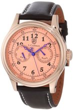 S. Coifman SC0280 Rose Dial Brown Leather