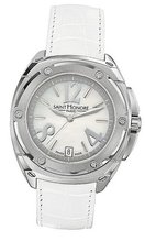 Saint Honore 766070 1BYAN Haussman Mother-Of-Pearl White Leather