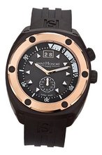 Saint Honore 863211 78NIN Haussman Black and Rose Gold PVD Rubber