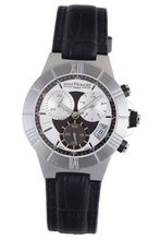 Saint Honore 890017 1GAIN Worldcode Two-Tone Dial Chronograph Leather