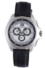 Saint Honore 898065 1ANIN Coloseo Silver Dial Chronograph Leather