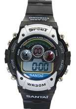 Santai Chronograph Waterproof Date Display Alarm Sport Style es