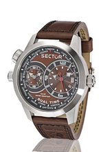 Sector R3251102055 Urban Oversize Analog Stainless Steel