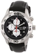 Sector R3271698125 In Collection Adventure, Chrono with Black Dial and Black Strap