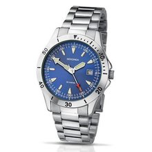 Sekonda Gents Blue Dial With Stainless Steel Bracelet And Date Display 3279