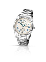Sekonda Quartz with Beige Dial Analogue Display and Silver Stainless Steel Bracelet 3416