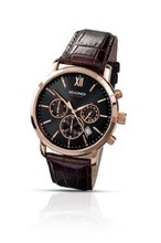 Sekonda Quartz with Black Dial Analogue Display and Brown Leather Strap 3406.27