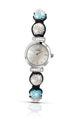 Sekonda Quartz with Mother of Pearl Dial Analogue Display and Blue Nylon Bracelet 4733.27