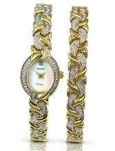 Sekonda Quartz with Mother of Pearl Dial Analogue Display and Gold Bracelet 4910G.08