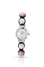 Sekonda Quartz with Mother of Pearl Dial Analogue Display and Pink Nylon Bracelet 4731.27