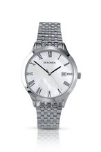 Sekonda Quartz with Mother Of Pearl Dial Analogue Display and Silver Stainless Steel Bracelet 3336.27