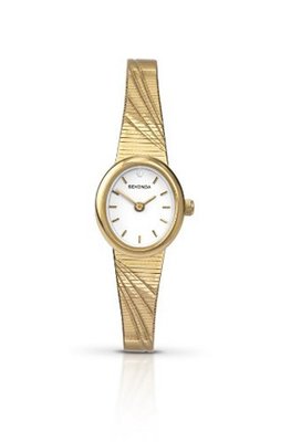 Sekonda Quartz with White Dial Analogue Display and Gold Stainless Steel Bracelet 4589.27