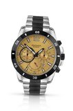 Sekonda Quartz with Yellow Dial Analogue Display and Two Tone Stainless Steel Bracelet 3506.27