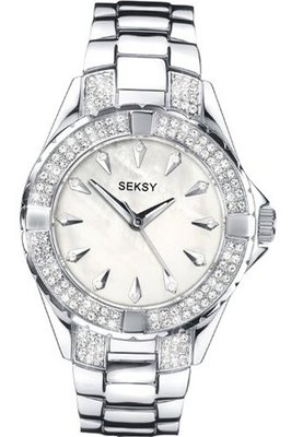 Seksy Intense by Sekonda Ladies Stone Set Stainless Steel Bracelet 4522