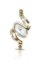 Seksy Wrist Wear by Sekonda Quartz with White Mother Of Pearl Dial Analogue Display and Gold Stainless Steel Bracelet Model 4861
