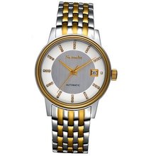 Semdu SD7004G.1 Gold Plating and Stainless Steel Two-Tone White Dial