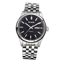 Semdu SD7010G Stainless Steel Black Dial Automatic