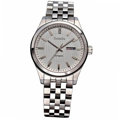 Semdu SD7010G Stainless Steel White Dial Automatic