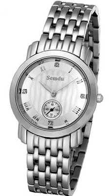 Semdu SD9004G Stainless Steel White Dial