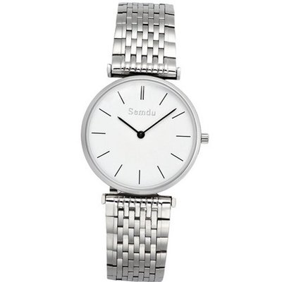 Semdu SD9009L Stainless Steel White Dial