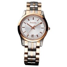Semdu SD9012G Rose Gold Stainless Steel White Dial