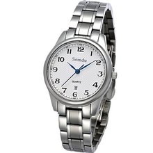 Semdu SD9016L Stainless Steel White Dial