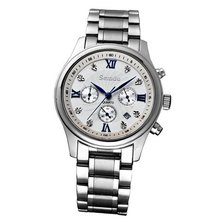 Semdu SD9018G Stainless Steel White Dial