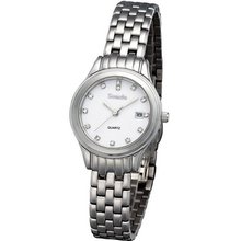 Semdu SD9020G Stainless Steel White Dial