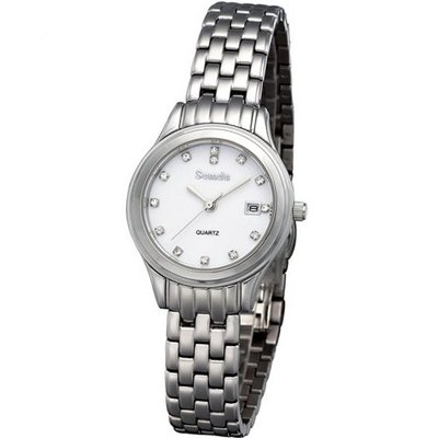 Semdu SD9020L Stainless Steel White Dial