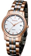 Semdu SD9026G Rose Gold Stainless Steel White Dial