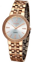 Semdu SD9027G Rose Gold Stainless Steel White Dial