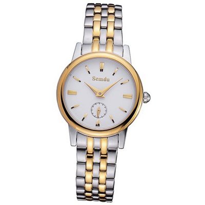 Semdu SD9030L Gold Plating White Dial Automatic