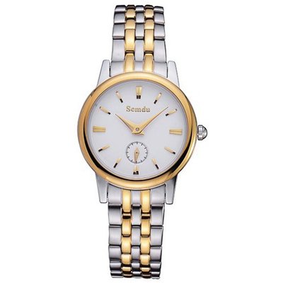 Semdu SD9031L Gold Plating White Dial Automatic