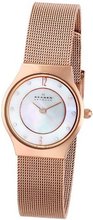 Skagen 233XSRR White Label Analog Display Analog Quartz Rose Gold