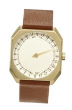 slow Jo - Brown Leather, Gold Case, Gold Dial - Swiss Made