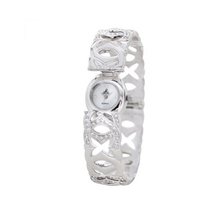 Smays Small Dial and Hollow Out Band Retro Female A040 -Silver