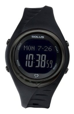 Solus Unisex Digital with LCD Dial Digital Display and Black Plastic or PU Strap SL-300-007