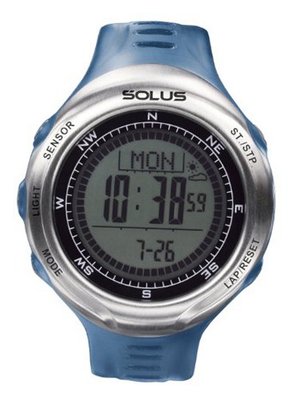 Solus Unisex Digital with LCD Dial Digital Display and Blue Plastic or PU Strap SL-110-003