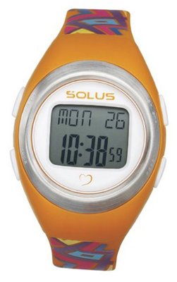 Solus Unisex Digital with LCD Dial Digital Display and Orange Plastic or PU Strap SL-800-010
