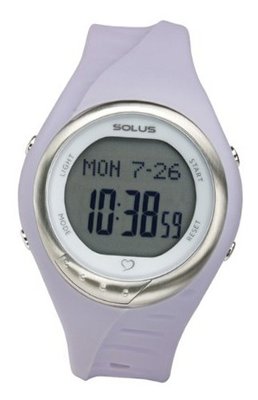 Solus Unisex Digital with LCD Dial Digital Display and Purple Plastic or PU Strap SL-300-005